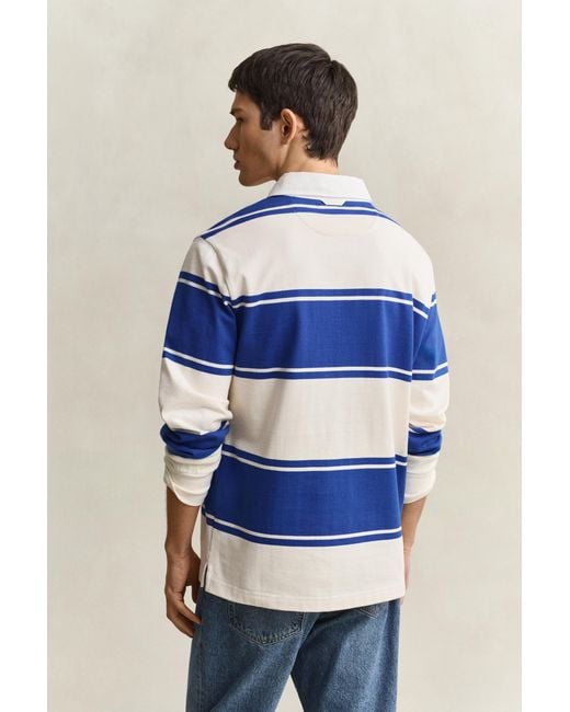 Gant Blue Striped Rugger for men