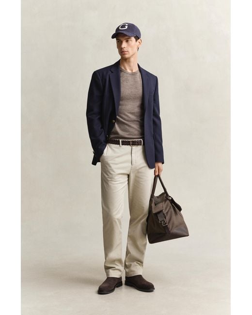 Gant Natural Regular Fit Smart Chinos for men
