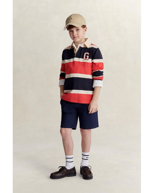 Gant Red Teens Teen Boys Collegiate Rugger Evening for men