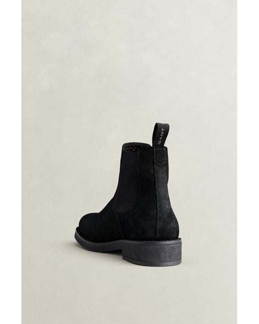 Gant Black Prepdale Suede Chelsea Boots for men
