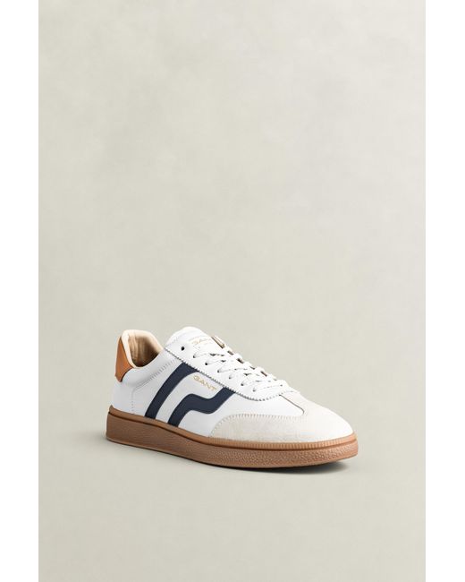 Gant Blue Cuzmo Leather Sneakers Rich for men