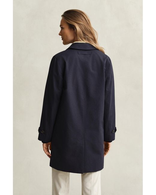 Gant Blue Car Coat Evening