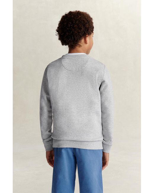 Gant Gray Teens Shield Sweatshirt Melange