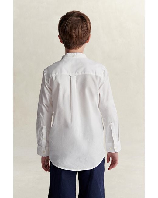 Gant Natural Teens Teen Boys Shield Oxford Shirt for men