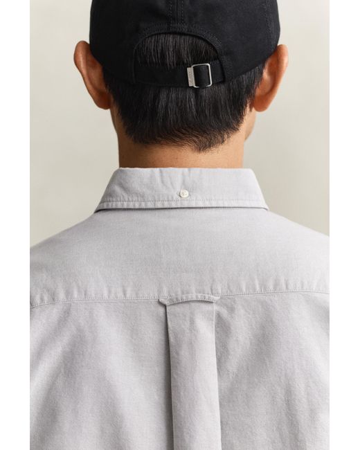 Gant Natural Classic Oxford Short Sleeve Shirt for men