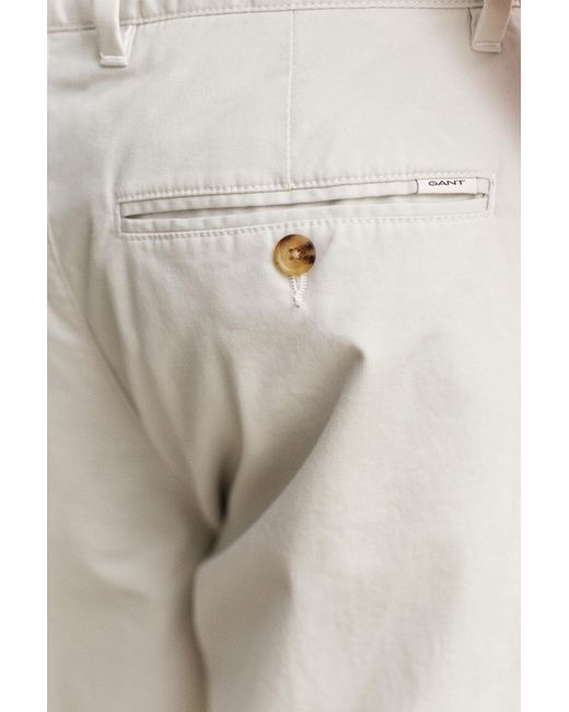 Gant Natural Regular Fit Classic Chinos for men