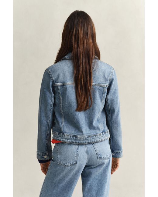 Gant Blue Denim Trucker Jacket