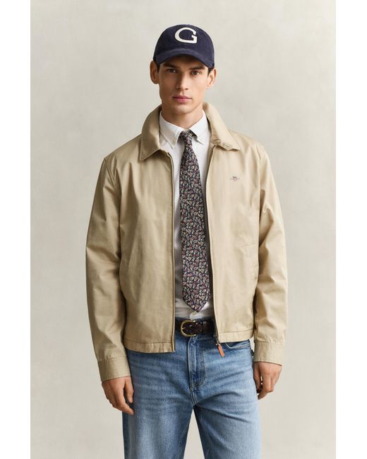 Gant Natural Cotton Windcheater Jacket for men