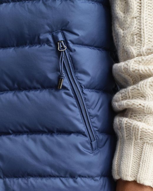 Gant Blue Light Down Vest for men