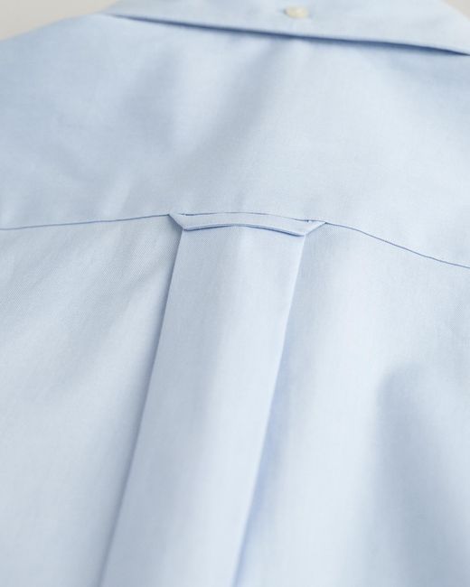 Gant Blue Regular Fit Pinpoint Oxford Shirt for men
