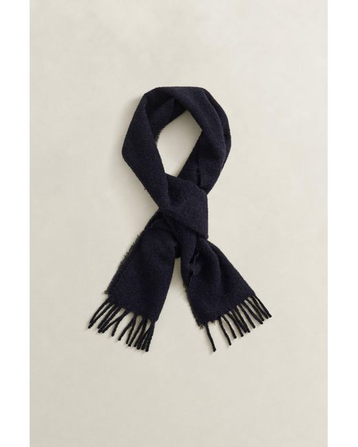 Gant Black Brushed Bouclé Scarf Evening for men