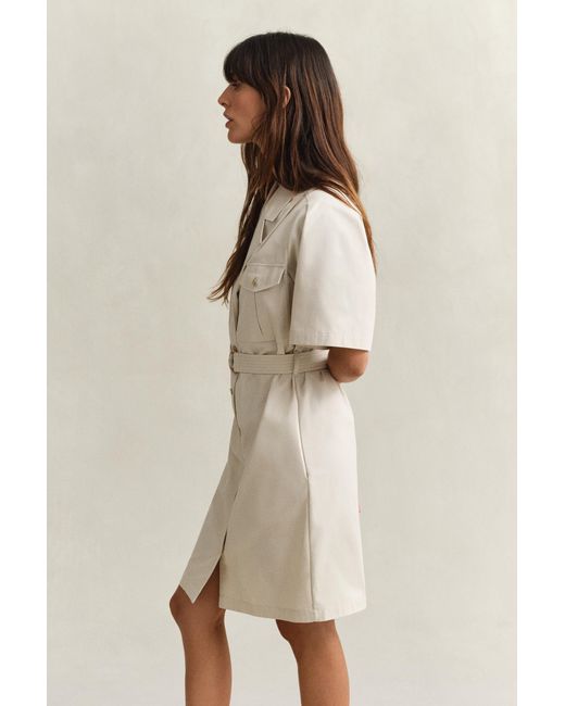 Gant Natural Belted Utility Dress