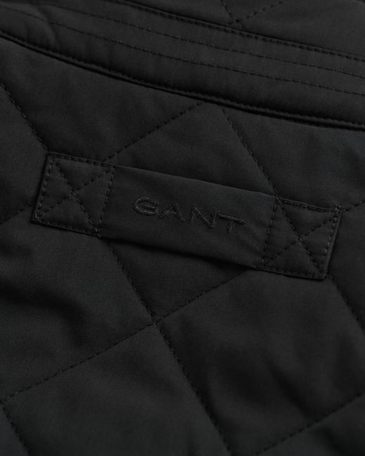 Gant Black Quilted Windcheater for men