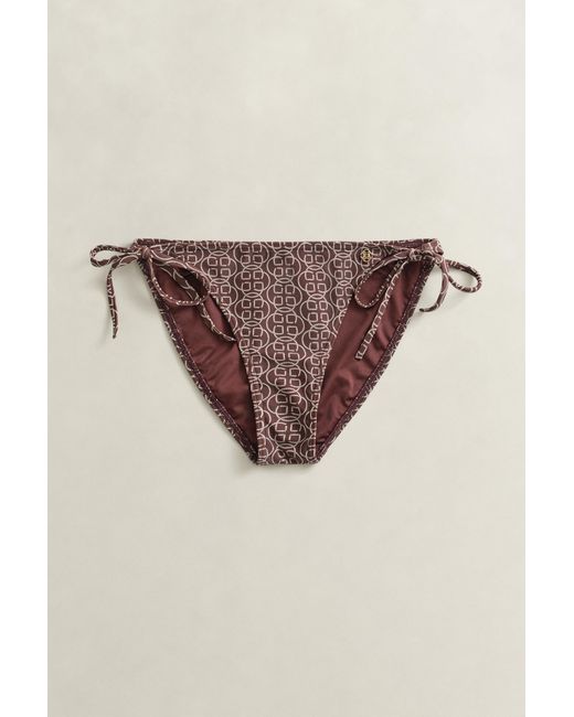 Gant Multicolor Printed Side Tie Bikini Bottoms