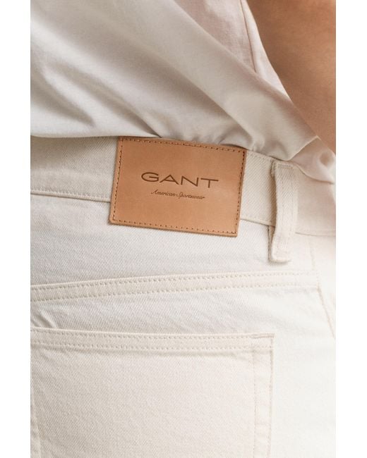 Gant Natural Straight Fit Jeans for men