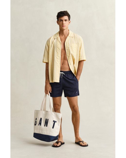 Gant Blue Swim Shorts Marine for men