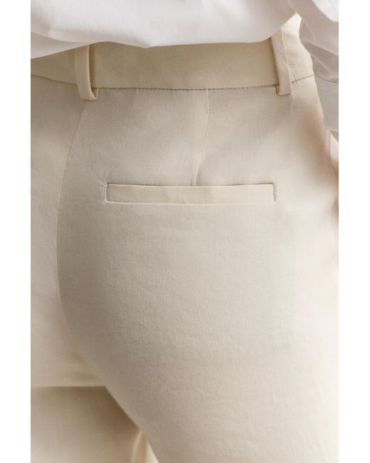 Gant Natural Tailored Linen Stretch Pants