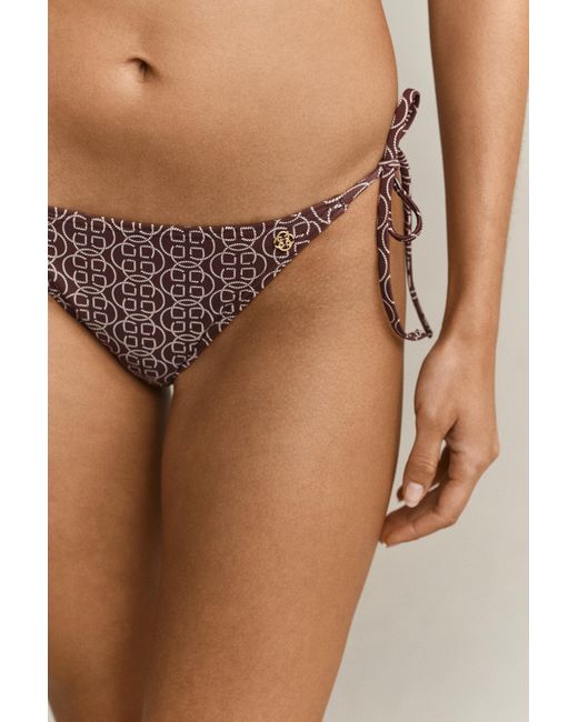 Gant Multicolor Printed Side Tie Bikini Bottoms