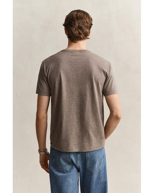 Gant Blue Regular Fit Shield T-Shirt for men