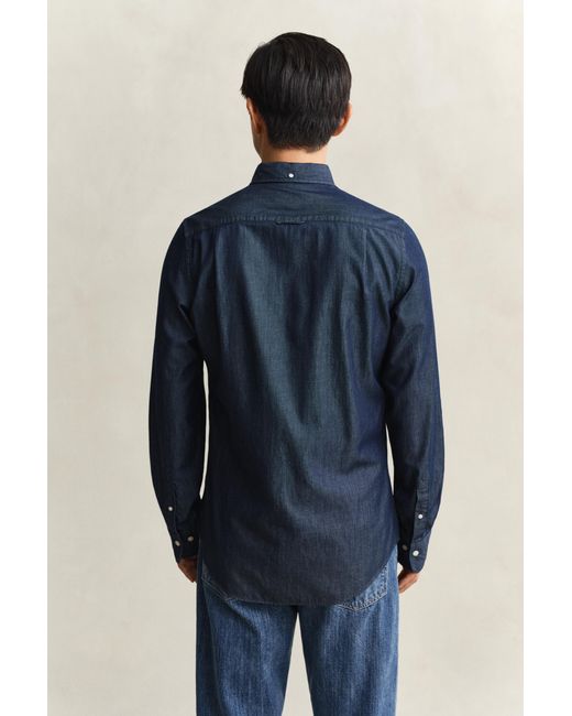 Gant Blue Slim Fit Shirt for men