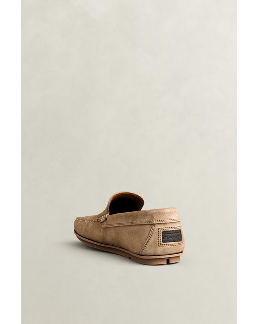 Gant Natural Wilmon Suede Loafers Warm for men