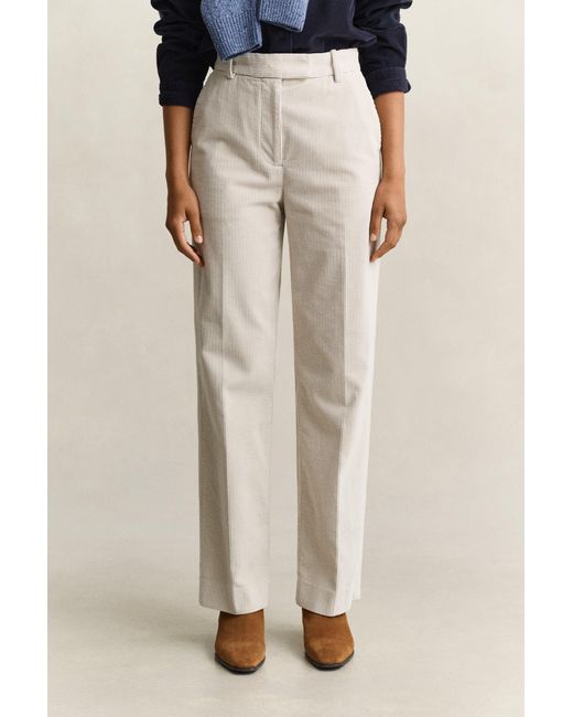 Gant Blue Tailored Corduroy Pants