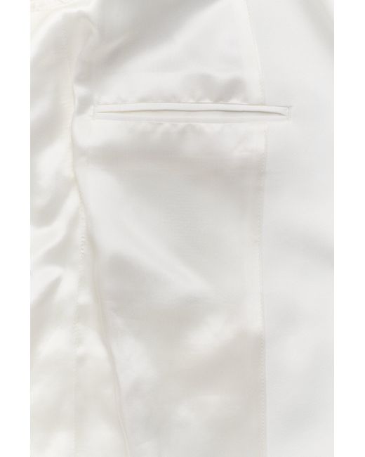 Gant White Crepe Blazer