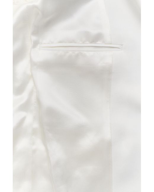 Gant White Crepe Blazer