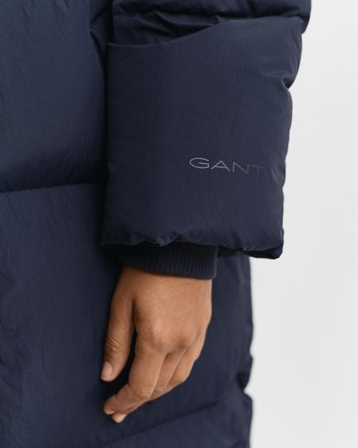 Gant Blue Full Length Down Coat
