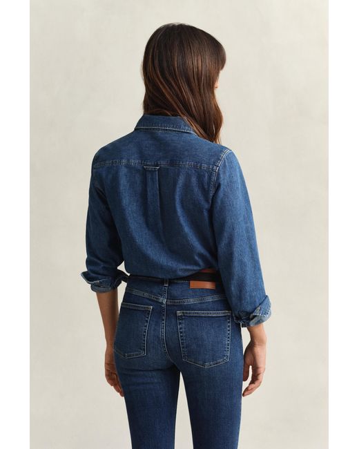 Gant Blue Denim Shirt