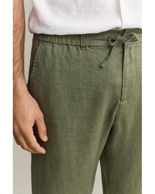 Gant Natural Linen Pants for men