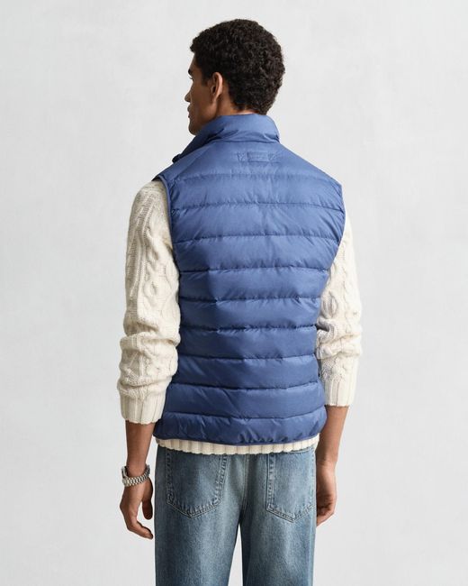 Gant Blue Light Down Vest for men