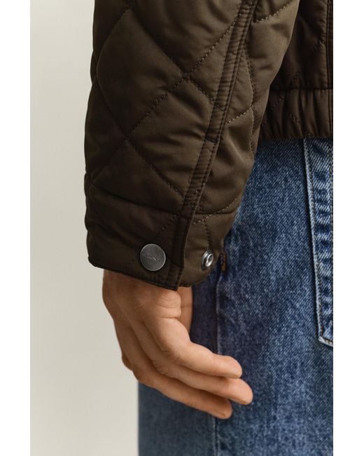 Gant Brown Quilted Jacket for men