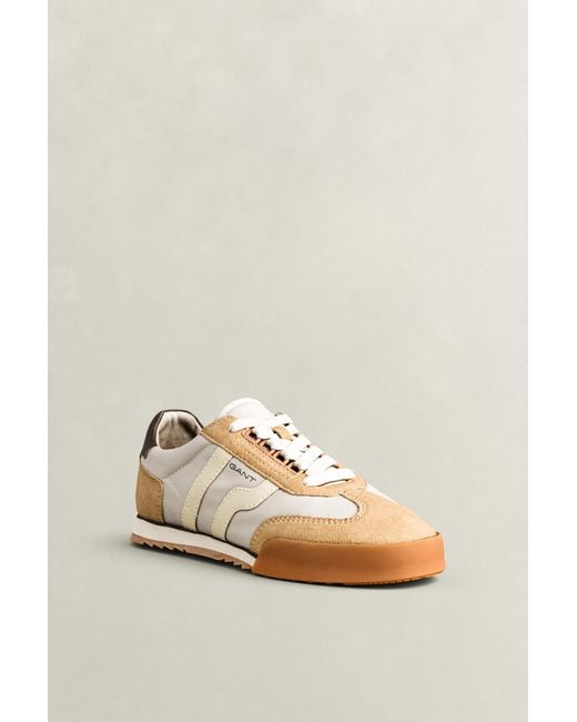 Gant Natural Baylle Suede Sneakers Taupe for men