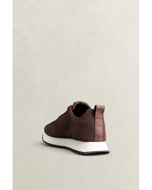 Gant Brown Bevinda Knit Sneakers Dark