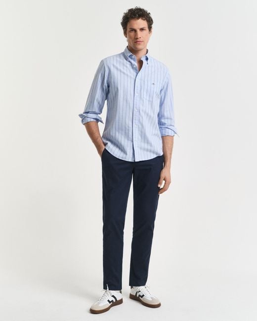 Gant Blue Slim Fit Chinos for men