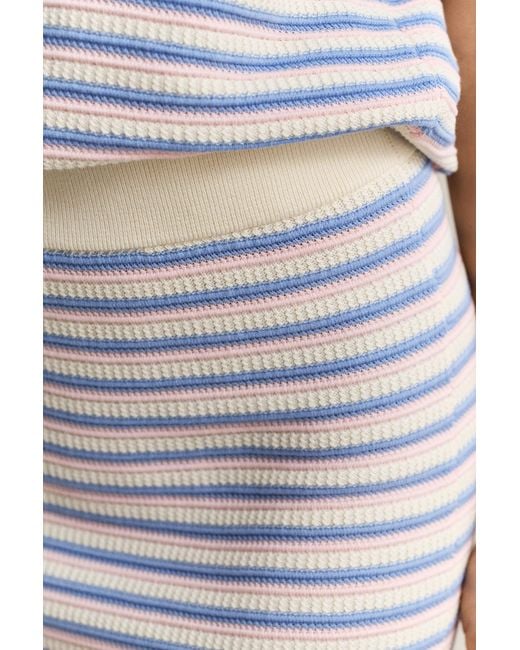 Gant Natural Knitted Mini Skirt Cream