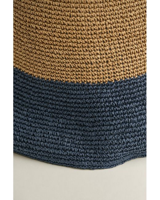Gant Black Straw Hat Evening