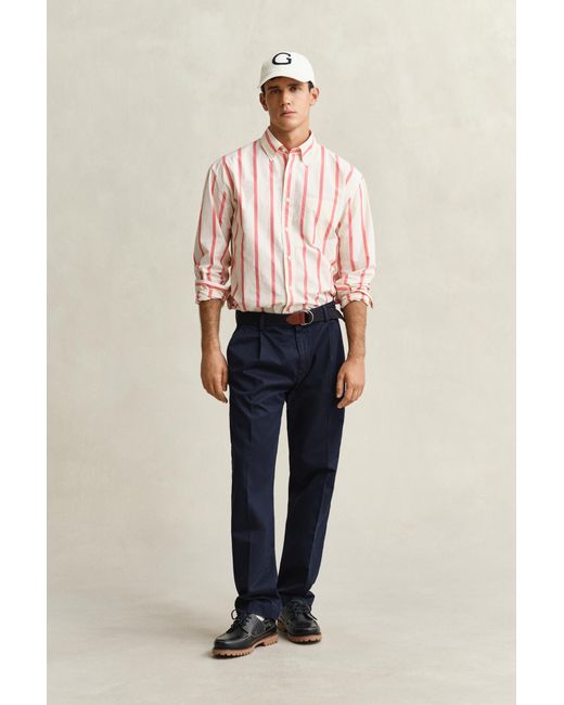 Gant Natural Regular Fit Cotton Twill Chinos Evening for men