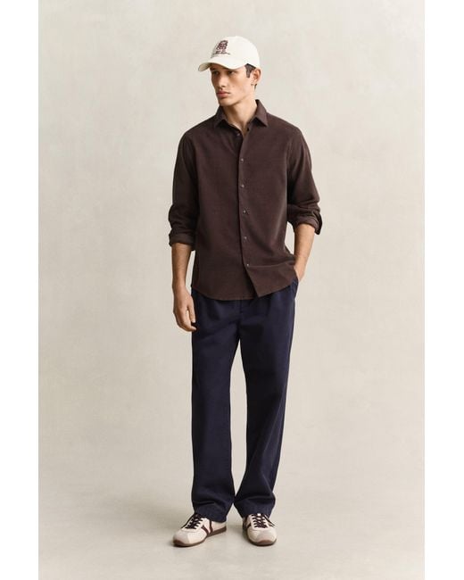 Gant Brown Corduroy Shirt for men