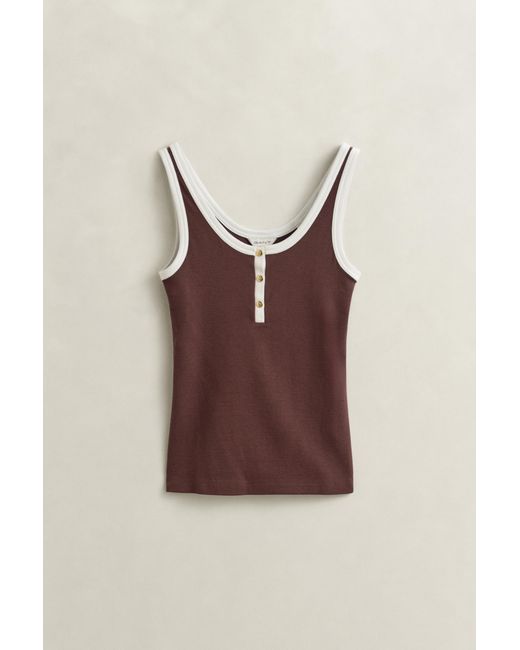 Gant Multicolor Ribbed Tank Top