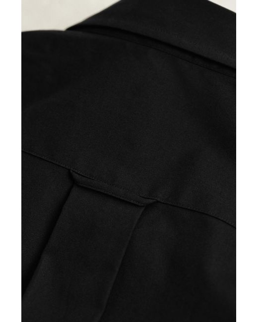 Gant Black Regular Fit Pinpoint Oxford Shirt for men