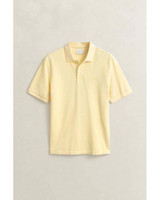 Gant Natural Two-Toned Polo Shirt for men