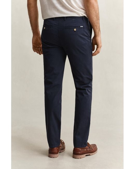 Gant Blue Sunfaded Chinos Evening for men