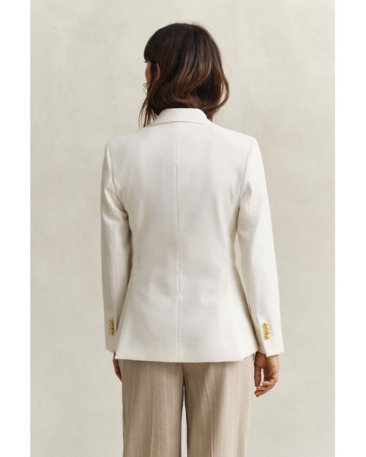 Gant Natural Club Blazer Cream