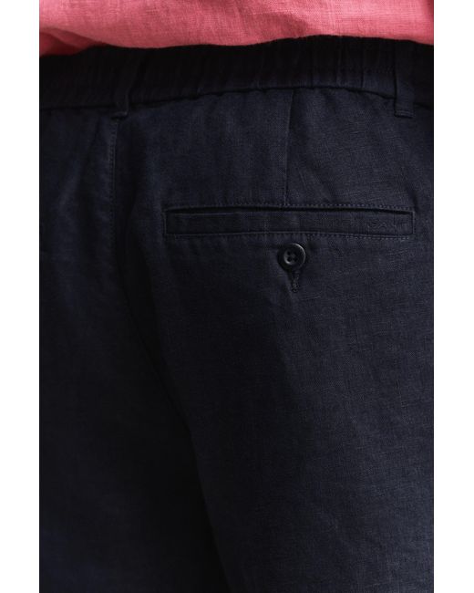 Gant Pink Linen Shorts Evening for men