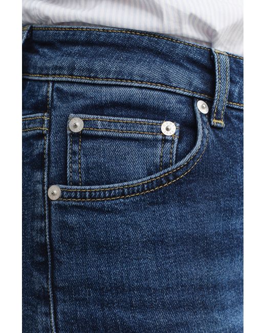 Gant Blue Slim Flared Stretch Jeans Dark Worn In