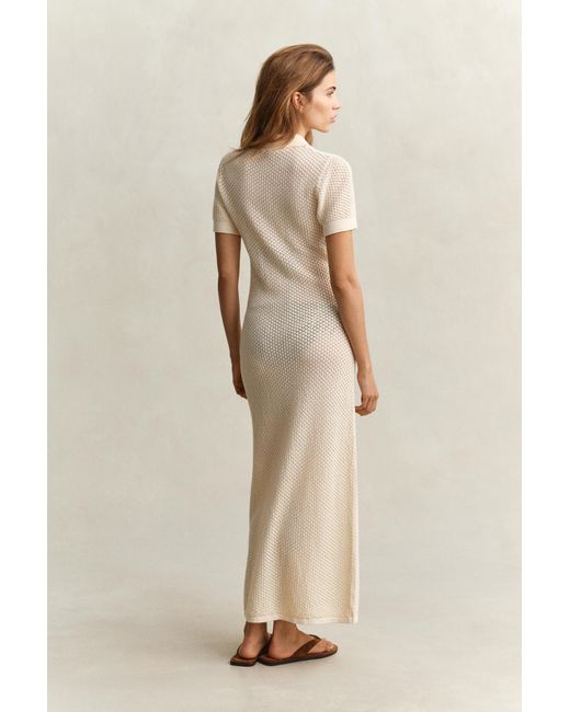 Gant Natural Lace Knit Rugger Dress