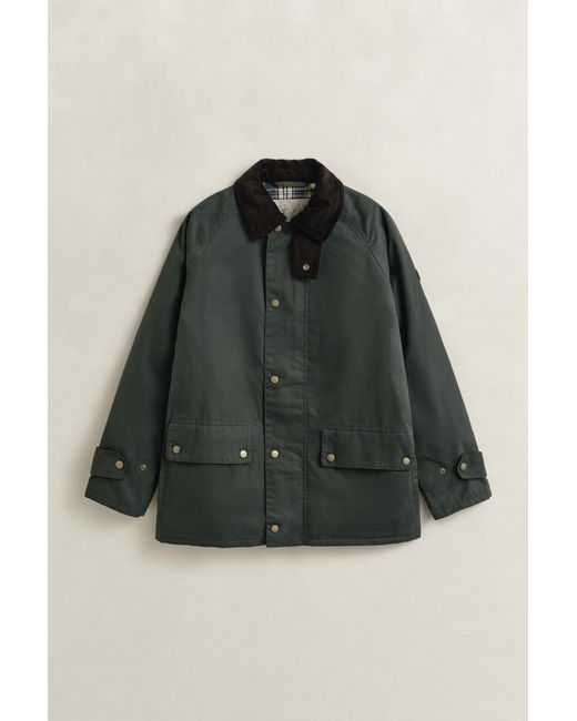 Gant Green Waxed Barn Jacket Woody for men