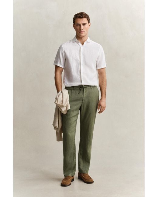 Gant Natural Linen Pants for men